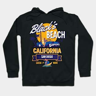 Black's beach California Summer Paradise Hoodie